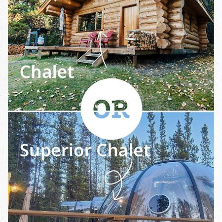 Rocky Mountain Escape Dome & Log Cabin Rentals - Rock Lake Rock Lake Lodge Provincial Park Ngoại thất bức ảnh