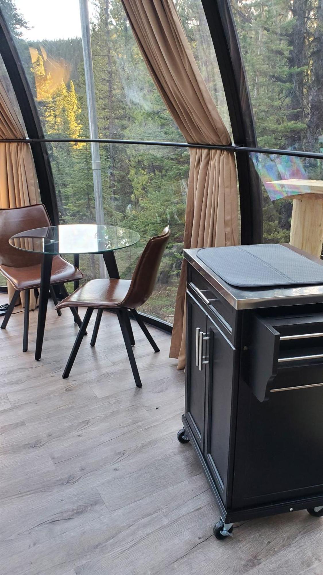 Rocky Mountain Escape Dome & Log Cabin Rentals - Rock Lake Rock Lake Lodge Provincial Park Ngoại thất bức ảnh
